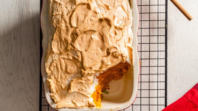 Meringue-Topped Sweet Potato Bake
